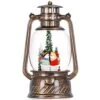 Christmas Snow Globes With Two Cute Snowman, Kikth Snowglobes Christmas Lantern Glitter Lighted For Christmas Decorations And Gift, Bronze -Department 56 Shop 51veUDrgRJL