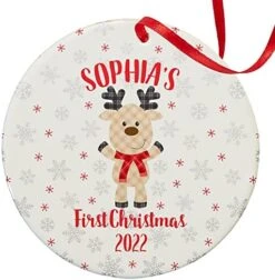 Let's Make Memories Personalized Baby On The Way Christmas Ornament - Expecting Parents -Department 56 Shop 51vh0pKLATL. AC