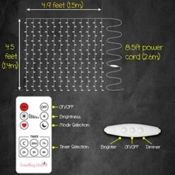 Something Unicorn - Rainbow LED String Curtain Lights With Remote For Teen Room, Girls Room, College Dorm, Nursery And Kids Room Décor (Premium Version) -Department 56 Shop 51w4Jmp9K9L