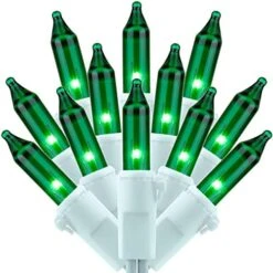 SWEET SHINE Red White And Blue Christmas Lights, 200 Lights 66 Ft White Wire, Pack Of 2 Strands 100 Count UL Listed Patriotic String Light (Red, White Frost & Blue) -Department 56 Shop 51wKqz0kejL. AC