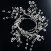 DAYFULI 5 Pieces 19.68 Ft Clear Diamond Beaded Garlands Wire String Acrylic Crystal Garland Wedding Party Decoration Christmas Tree Decoration Bouquet Crafts Projects Decor -Department 56 Shop 51xTew5II2L