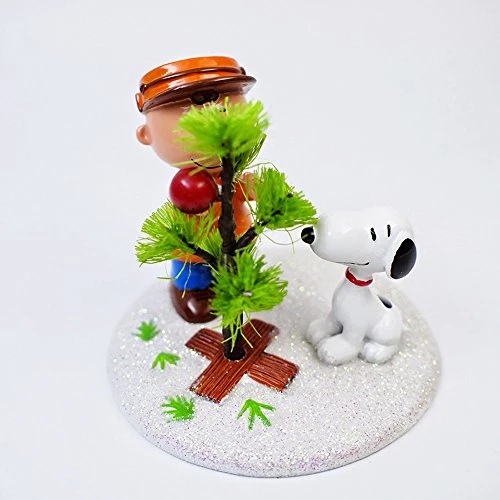Department 56 Peanuts Charlie Brown & Snoopy The Perfect Tree Figurine | Hand-Crafted & Hand-Painted 2.76 Inch 2 Department 56 Peanuts Charlie Brown & Snoopy The Perfect Tree Figurine | Hand-Crafted & Hand-Painted 2.76 Inch - Image 2