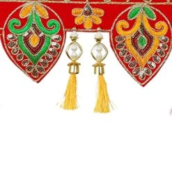 Artificial Leaf Design Garland Door Toran Decorative Hanging Bandanwar For Parties Indian Wedding Puja Pooja Festival Theme Décor Traditional Bandhanwar Home Entrance Temple Mandir(Size 40") -Department 56 Shop 51xz7DBOqoL