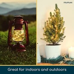 MUMUXI LED Fairy Lights Battery Operated String Lights [20 Pack], 3.3ft 20 Mini Fairy Lights Battery Powered Party Wedding Centerpiece Decorations Crafts Mason Jar Lights Firefly Lights, Warm White -Department 56 Shop 51xzb2Y8LnL