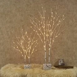 BAOLITVINE Birch Branch Lights With Timer Battery Operated 100 LED Fairy Lights, Lighted Willow Branches For Home Bedroom Fireplace Christmas Decoration Inside Outdoor 12 BAOLITVINE Birch Branch Lights With Timer Battery Operated 100 LED Fairy Lights, Lighted Willow Branches For Home Bedroom Fireplace Christmas Decoration Inside Outdoor -Department 56 Shop 51yE4iIt6PL