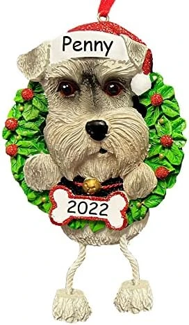 Personalized Black Labrador Retriever Dog Christmas Ornament - Black Lab Pet Santa Hat And Christmas Wreath Hanging Paws Christmas Tree Decoration Gift Dog Lover - Custom Name And Date 7 Personalized Black Labrador Retriever Dog Christmas Ornament - Black Lab Pet Santa Hat And Christmas Wreath Hanging Paws Christmas Tree Decoration Gift Dog Lover - Custom Name And Date - Image 7