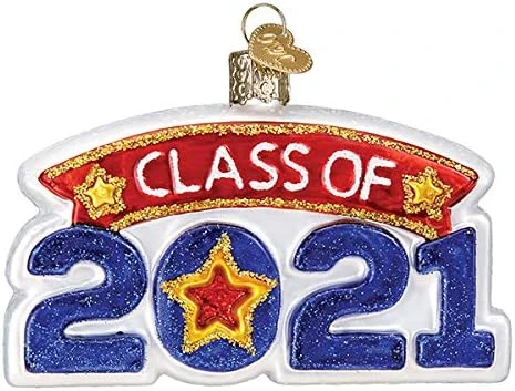 Old World Christmas Class Of 2021 Blown Glass 2020 Unique Christmas Ornaments For Christmas Tree Decorations 7 Old World Christmas Class Of 2021 Blown Glass 2020 Unique Christmas Ornaments For Christmas Tree Decorations - Image 7