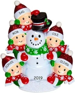 Personalized Snowman Fun Family Christmas Ornament (Family Of 3) 8 Personalized Snowman Fun Family Christmas Ornament (Family Of 3) -Department 56 Shop 51zly0FxF8L. AC