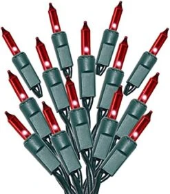 100 Red Christmas Lights, Green Wire 20.6 Feet Long String Lights Set For Outdoor Indoor Décor, Valentines Day, Wedding, Halloween, Christmas Trees, Holiday Lighting Decorations, UL Certified 15 100 Red Christmas Lights, Green Wire 20.6 Feet Long String Lights Set For Outdoor Indoor Décor, Valentines Day, Wedding, Halloween, Christmas Trees, Holiday Lighting Decorations, UL Certified -Department 56 Shop 51zyT7WvO2S. AC