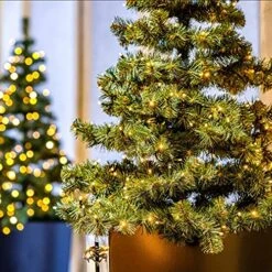 Kikasam 2 Pack 39ft Led Fairy Lights Battery Operated Christmas String Waterproof Copper Wire Twinkle Party Wedding Halloween Xmas Tree Mason Jar Craft Decorations (Warm White) -Department 56 Shop 611AEYhCN1L