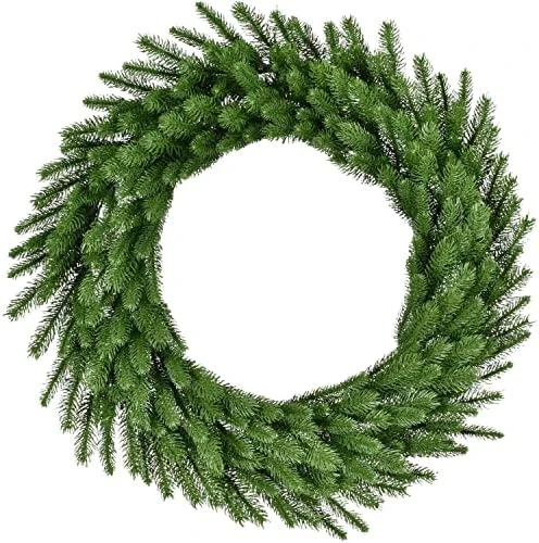 Fraser Hill Farm 36-in. Green Fir Wreath Warm White LED Lights | Battery Operated | Festive Christmas Holiday Decorations | Indoor Hanging Decor For Doors, Fireplace Mantels | FFGF036WR-5GR 15 Fraser Hill Farm 36-in. Green Fir Wreath Warm White LED Lights | Battery Operated | Festive Christmas Holiday Decorations | Indoor Hanging Decor For Doors, Fireplace Mantels | FFGF036WR-5GR - Image 15