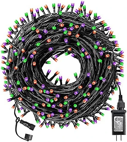 FUNPENY 300 LED Indoor String Lights, 100 FT Plug In Waterproof String Lights With 8 Modes For Halloween Thanksgiving Christmas Garden Decoration, Indoor And Outdoor Decorations (White) 11 FUNPENY 300 LED Indoor String Lights, 100 FT Plug In Waterproof String Lights With 8 Modes For Halloween Thanksgiving Christmas Garden Decoration, Indoor And Outdoor Decorations (White) - Image 11