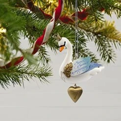 Hallmark Keepsake 2017 Seven Swans-a-Swimming Twelve Days Of Christmas Ornament -Department 56 Shop 615OqzqJxJL