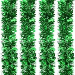 Green Christmas Tinsel Garland Metallic Streamers Birthday Celebrate A Holiday New Years Eve Party Indoor And Outdoor Tinsel Decorations,19 Foot 7 Green Christmas Tinsel Garland Metallic Streamers Birthday Celebrate A Holiday New Years Eve Party Indoor And Outdoor Tinsel Decorations,19 Foot -Department 56 Shop 615iWkbQoWL
