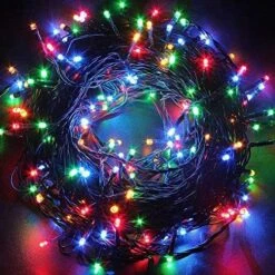 Twinkle Star 200 LED 66FT Fairy String Lights,Christmas Lights With 8 Lighting Modes,Mini String Lights Plug In For Indoor Outdoor Christmas Tree Garden Wedding Party Decoration, Multicolor -Department 56 Shop 616cPsYMtsL. AC