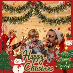 33FT Christmas Tinsel Garland Decoration To Christmas Tree, Thick And Thin Metallic Streamers Foil Tinsel Twist Garland For Xmas Tree Decor Home Indoor Outdoor Holiday Wedding Party Supply (Gold) -Department 56 Shop 619I4D4TuWL