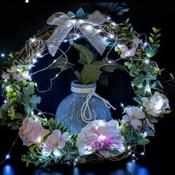 EHWINE 24 Pack Fairy Lights Battery Operated String Lights, Battery String Lights 7ft 20 Led Fairy Lights For Bedroom Waterproof Firefly Lights Outdoor For DIY Wedding Party Christmas Decor, White 6 EHWINE 24 Pack Fairy Lights Battery Operated String Lights, Battery String Lights 7ft 20 Led Fairy Lights For Bedroom Waterproof Firefly Lights Outdoor For DIY Wedding Party Christmas Decor, White -Department 56 Shop 61BdEk5IDqL