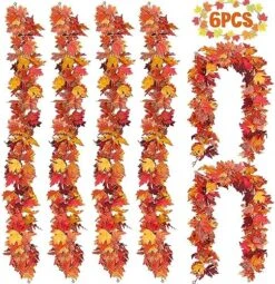 3 Pack Fall Decor For Home Fall Leaves Garland Thanksgiving Decorations Indoor Outdoor 5.8Ft/Piece Artificial Maple Leaf Garland For Autumn Harvest Halloween Party Thanksgiving Fireplace Decor (Red) 17 3 Pack Fall Decor For Home Fall Leaves Garland Thanksgiving Decorations Indoor Outdoor 5.8Ft/Piece Artificial Maple Leaf Garland For Autumn Harvest Halloween Party Thanksgiving Fireplace Decor (Red) -Department 56 Shop 61Gsf0dQ UL. AC