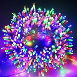 VTECHOLOGY Christmas Lights, 200 LEDs 66FT Dual Color Changing Christmas Tree Lights With 11 Modes, Outdoor Indoor String Lights For Christmas Holidays Party Wedding Decor
