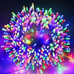 VTECHOLOGY Christmas Lights, 200 LEDs 66FT Dual Color Changing Christmas Tree Lights With 11 Modes, Outdoor Indoor String Lights For Christmas Holidays Party Wedding Decor -Department 56 Shop 61Ha9iOPp9L. AC
