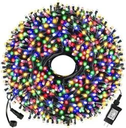 VTECHOLOGY 500 LED Dual Color Changing Christmas Tree Lights ,170ft Connectable Christmas Lights String With 11Modes Fairy String Lights For Christmas Holiday Party Decor -Department 56 Shop 61HgFUg icL. AC