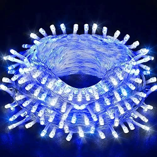 FUNPENY 300 LED Indoor String Lights, 100 FT Plug In Waterproof String Lights With 8 Modes For Halloween Thanksgiving Christmas Garden Decoration, Indoor And Outdoor Decorations (White) 6 FUNPENY 300 LED Indoor String Lights, 100 FT Plug In Waterproof String Lights With 8 Modes For Halloween Thanksgiving Christmas Garden Decoration, Indoor And Outdoor Decorations (White) - Image 6