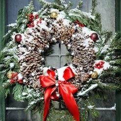 Wooden Bead Garland 108 Inch Tiered Tray Decor Buffalo Plaid Wood Bead Boho Garland Farmhouse Rustic Bead With Rope Wreath For Mantel Wall Hanging Home Decor (Black And White) -Department 56 Shop 61LKY3ojD6L