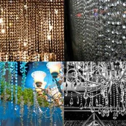 12 Pcs 39FT In Total Crystal Garland, KINJOEK Crystal Clear Glass Bead Garland Chandelier Hanging For Wedding Home DIY Craft Jewelry Party Tree Decoration 14 12 Pcs 39FT In Total Crystal Garland, KINJOEK Crystal Clear Glass Bead Garland Chandelier Hanging For Wedding Home DIY Craft Jewelry Party Tree Decoration -Department 56 Shop 61MgyjUiQaL