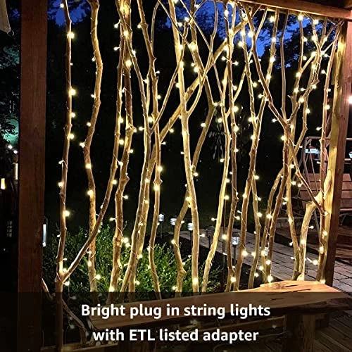 Lighting EVER Curtain Lights, 306 LED 10×10 Ft High Density Plug In Window Hanging Fairy String Lights For Wedding Party Backdrop Gazebo, Twinkle Lights For Bedroom Wall (18 Strings, 6.9" Apart) 3 Lighting EVER Curtain Lights, 306 LED 10×10 Ft High Density Plug In Window Hanging Fairy String Lights For Wedding Party Backdrop Gazebo, Twinkle Lights For Bedroom Wall (18 Strings, 6.9" Apart) - Image 3
