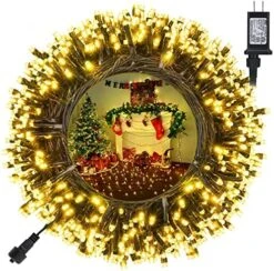 Toodour Halloween Orange Lights, 131ft 350 LED Plug In Halloween String Lights With 8 Modes And Timer, Connectable Outdoor Halloween Lights For Home, Party, Halloween Decor -Department 56 Shop 61RUo5ErsgL. AC