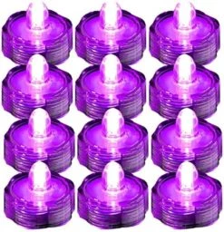 TDLTEK Waterproof Submersible Led Lights Tea Lights For Wedding, Party, Decoration (12 Pieces, Clear White) -Department 56 Shop 61TsOdogwvL. AC