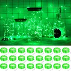 SmilingTown Starry Fairy String Lights 24 Pack 20 LED/Strand 7.2ft Firefly Copper Wire Lights Battery Powered Lights For Wedding Party Table Centerpiece Halloween Christmas Decorations (Cool White) 18 SmilingTown Starry Fairy String Lights 24 Pack 20 LED/Strand 7.2ft Firefly Copper Wire Lights Battery Powered Lights For Wedding Party Table Centerpiece Halloween Christmas Decorations (Cool White) -Department 56 Shop 61VUuENmDL. AC