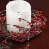 Artificial Red Pip Berry Candle Rings – Pack Of 6 Red Christmas Berry Farmhouse Home Decor For Centerpiece Decorations And Small Wreaths (Size: 7" Diam) -Department 56 Shop 61XHYvjpqgL
