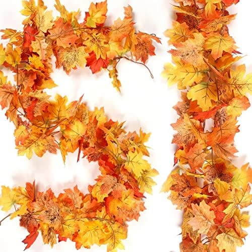 Christmas Garland, Artificial Holiday PE Mixed Garland With Battery Operated 50 LED Lights, Xmas Decoration Flocked Garland With Pine Cones And Timer For Walls Stairs Fireplaces,9Ft Pre-Lit,Blue Ball 14 Christmas Garland, Artificial Holiday PE Mixed Garland With Battery Operated 50 LED Lights, Xmas Decoration Flocked Garland With Pine Cones And Timer For Walls Stairs Fireplaces,9Ft Pre-Lit,Blue Ball - Image 14