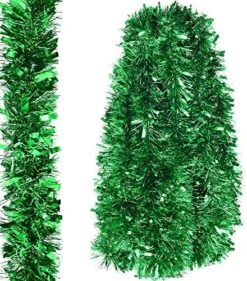 Green Christmas Tinsel Garland Metallic Streamers Birthday Celebrate A Holiday New Years Eve Party Indoor And Outdoor Tinsel Decorations,19 Foot 9 Green Christmas Tinsel Garland Metallic Streamers Birthday Celebrate A Holiday New Years Eve Party Indoor And Outdoor Tinsel Decorations,19 Foot -Department 56 Shop 61aXEmLBKkL. AC