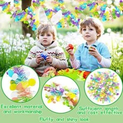 Easter Tinsel Garland,40 Feet Metallic Glitter Garlands,Mixed Color Chunky Garlands Hanging Decorations For Easter,Party Decor 9 Easter Tinsel Garland,40 Feet Metallic Glitter Garlands,Mixed Color Chunky Garlands Hanging Decorations For Easter,Party Decor -Department 56 Shop 61cHOzSNDAL