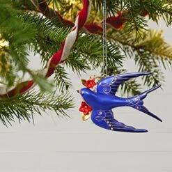 Hallmark 4495QK1435 Swallow Keepsake Christmas Ornaments -Department 56 Shop 61d9Kdc2J7L