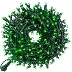 FUNPENY 300 LED Christmas String Lights, 100 FT Plug In Connectable Waterproof Fairy String Lights Green Wire With 8 Modes For Indoor Outdoor Xmas Tree Home Garden Decorations (Multi Colored) -Department 56 Shop 61esy2Ban9S. AC