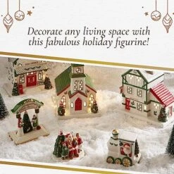 Spode Christmas Tree Village Train Figurine | Christmas Decorations | Small Christmas Figurines | Christmas Decor Train | Train For Christmas Village - 3.75" -Department 56 Shop 61gCGLvCZJL