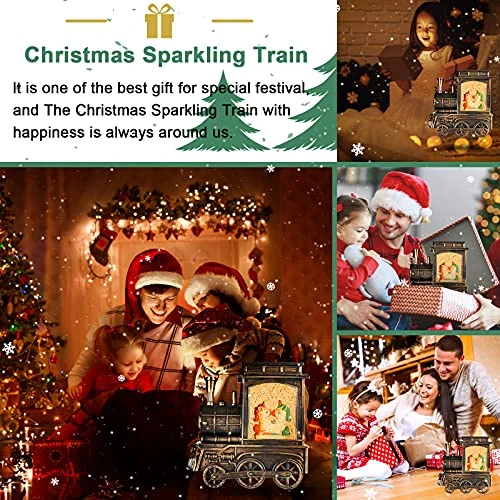 Christmas Snow Globe Lantern Decoration, Unicorn In Musical Lantern, USB/Battery Operated Lighted LED Water Snow Globes Glittering With 6H Timer 4 Christmas Snow Globe Lantern Decoration, Unicorn In Musical Lantern, USB/Battery Operated Lighted LED Water Snow Globes Glittering With 6H Timer - Image 4