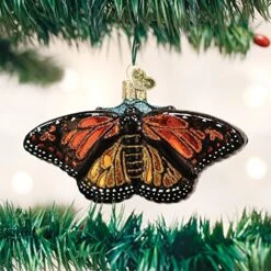 Old World Christmas Ornaments: Butterfly Collection Glass Blown Ornaments For Christmas Tree, Monarch Butterfly -Department 56 Shop 61hXZ9WARtL