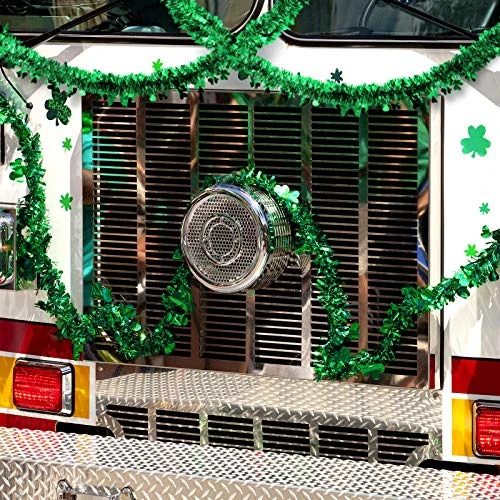 66 Feet St. Patrick's Day Tinsel Garlands Green Clover Tinsel Garlands Metallic Shamrock Garlands Shiny Hanging Tinsel Ornaments For St. Patrick's Day Birthday Wedding Party Decoration 3 66 Feet St. Patrick's Day Tinsel Garlands Green Clover Tinsel Garlands Metallic Shamrock Garlands Shiny Hanging Tinsel Ornaments For St. Patrick's Day Birthday Wedding Party Decoration - Image 3