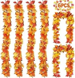 3 Pack Fall Decor For Home Fall Leaves Garland Thanksgiving Decorations Indoor Outdoor 5.8Ft/Piece Artificial Maple Leaf Garland For Autumn Harvest Halloween Party Thanksgiving Fireplace Decor (Red) 19 3 Pack Fall Decor For Home Fall Leaves Garland Thanksgiving Decorations Indoor Outdoor 5.8Ft/Piece Artificial Maple Leaf Garland For Autumn Harvest Halloween Party Thanksgiving Fireplace Decor (Red) -Department 56 Shop 61iykDy8agL. AC