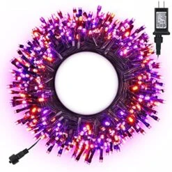 Toodour Halloween Orange Lights, 131ft 350 LED Plug In Halloween String Lights With 8 Modes And Timer, Connectable Outdoor Halloween Lights For Home, Party, Halloween Decor -Department 56 Shop 61jHr16rW9L. AC