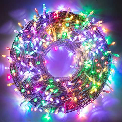 Joiedomi Multicolor Christmas Lights,360 LED 117.8 FT Christmas Tree Lights With Reel,Clear Wire String Lights For Indoor Outdoor Holiday Xmas Decorations 1 Joiedomi Multicolor Christmas Lights,360 LED 117.8 FT Christmas Tree Lights With Reel,Clear Wire String Lights For Indoor Outdoor Holiday Xmas Decorations