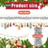 Dingion 59 Feet Christmas Tinsel Garland Metallic Twist Garland Shiny Hanging Garland Ornaments For Christmas Tree Party Supplies Indoor And Outdoor Decoration (Silver) -Department 56 Shop 61n517rWUQL