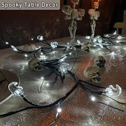 TURNMEON 6 Feet 45 LED Willow Vine Twig Halloween Lights Decorations With Timer 15 Ghost Lights And 30 LED 8 Modes Waterproof Battery Operated Branches Garland For Wall Bedroom Living Room Fireplace -Department 56 Shop 61qVWn5n0ZL