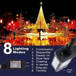 Halloween Outdoor String Lights Decorations - 25m/82ft 220 LEDs 8 Modes Function End-to-End Extendable Plug In Waterproof Fairy Lights For Christmas/Thanksgiving Day/Wedding/Patio/Home/Indoor - Orange 10 Halloween Outdoor String Lights Decorations - 25m/82ft 220 LEDs 8 Modes Function End-to-End Extendable Plug In Waterproof Fairy Lights For Christmas/Thanksgiving Day/Wedding/Patio/Home/Indoor - Orange -Department 56 Shop 61rGSarVM9L