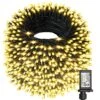 Haili 1000 Led Christmas Lights, Plug In 8 Lighting Modes Waterproof, Outdoor Christmas Lights For Tree Yard Party Indoor Outside Decorations (393FT, Warm White) -Department 56 Shop 61rVnqj4lAL