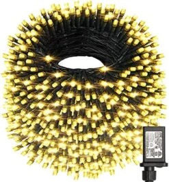 Haili 1000 Led Christmas Lights, Plug In 8 Lighting Modes Waterproof, Outdoor Christmas Lights For Tree Yard Party Indoor Outside Decorations (393FT, Warm White) -Department 56 Shop 61rVnqj4lAL. AC